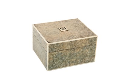 Lot 77 - An early 20th Century shagreen cigarette box...