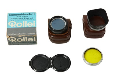 Lot 77 - A Collection of Rolleiflex Accessories &...