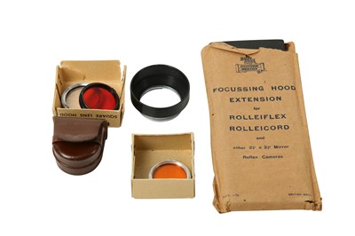 Lot 77 - A Collection of Rolleiflex Accessories &...