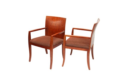 Lot 334 - A set of six Bernhardt style cherry and...