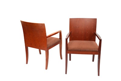 Lot 334 - A set of six Bernhardt style cherry and...