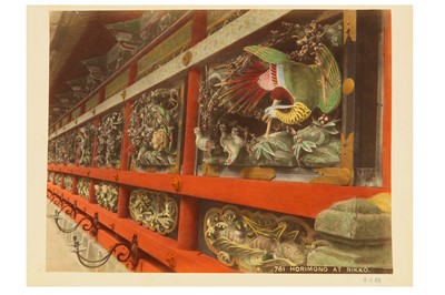 Lot 153 - Japanese Hand Coloured Albumen Photographs A...