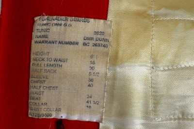 Lot 204 - An Irish Guards regimental mess dress jacket...