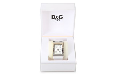 Lot 83 - Dolce and Gabbana White 'Logoside' Watch, c....