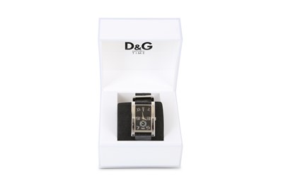Lot 84 - Dolce and Gabbana Black Leather Watch, c. 2005,...