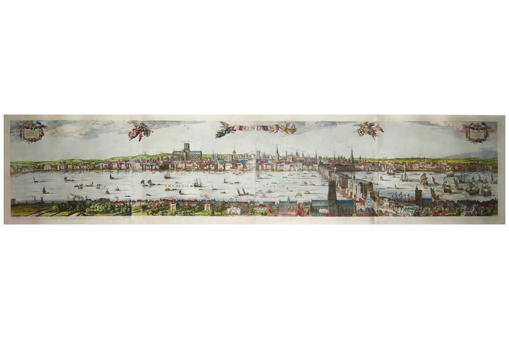 Lot 584 - Visscher (Claes Jansz, after) View of London.