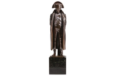 Lot 193 - MATHIEU MOLITOR (GERMAN, 1873-1929): A BRONZE...