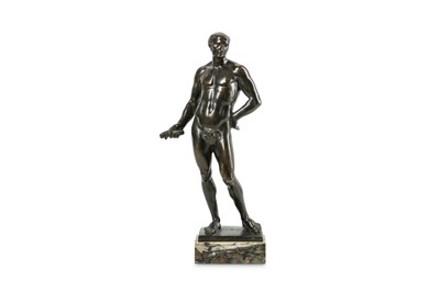 Lot 247 - AN ITALO-FLEMISH BRONZE FIGURE OF JULIUS...