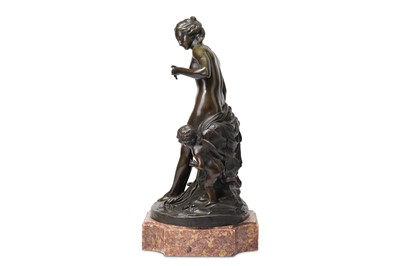 Lot 139 - A MID 19TH CENTURY FRENCH BRONZE FIGURE OF...