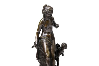 Lot 139 - A MID 19TH CENTURY FRENCH BRONZE FIGURE OF...