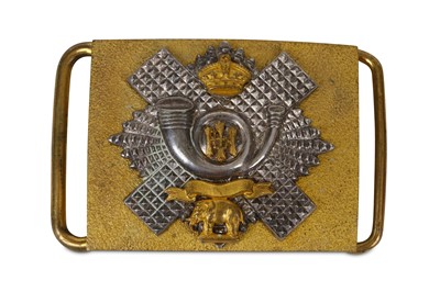 Lot 172 - A Victorian Highland Light Infantry NCO's belt...