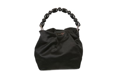 Lot 164 - Christian Dior Black Satin Micro Bag, black...