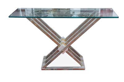 Lot 340 - A pair of late 20th Century console tables...