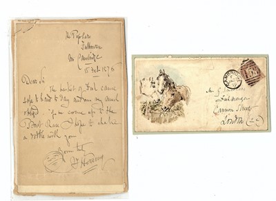 Lot 15 - Herring (John Frederick Jr)  Autograph letter...