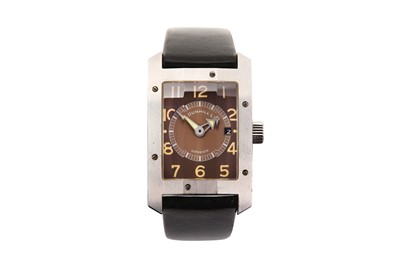 Lot 60 - A. DUNHILL. A MENS STAINLESS STEEL AUTOMATIC...