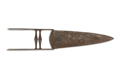 Lot 24 - An 18th or early-19th century Indian katar of...