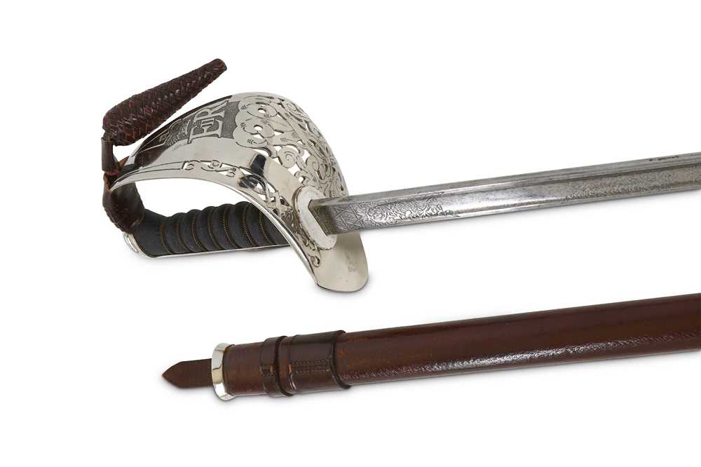 Lot 61 - An Elizabeth II Royal Marines officer's sword...