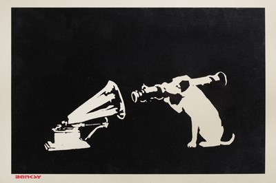Lot 503 - Banksy (British)  'HMV'  2003  Screenprint on...