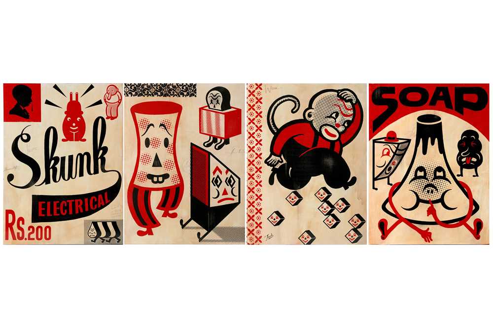 Lot 535 - Gary Taxali (Canadian)  'Skunk Electrical Soap'...
