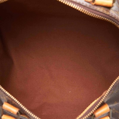 Lot 115 - Louis Vuitton Monogram Speedy 30, c. 1984,...