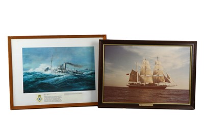 Lot 200 - 14 assorted photographs of Royal Navy warships,...