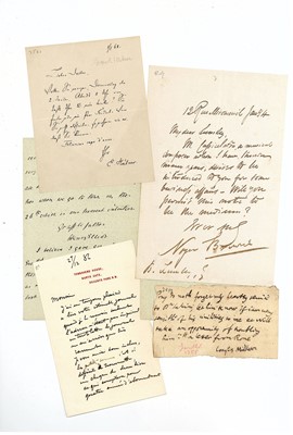 Lot 60 - Autograph Collection.- Incl. Scholars, Artists...