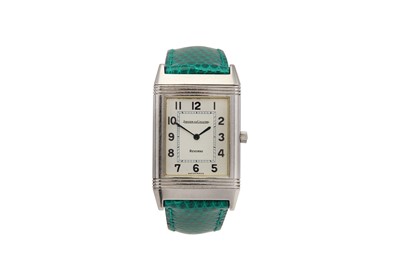 Lot 40 - JAEGER LECOULTRE. A LADIES STAINLESS STEEL...