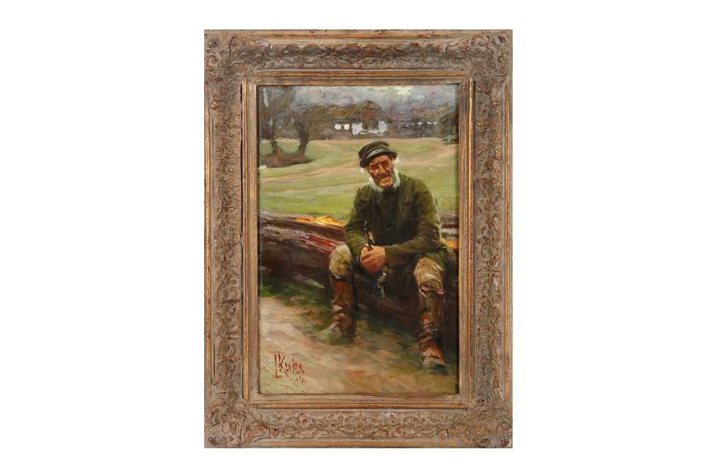 Lot 277 - LUDWIK KUBA (CZECH 1863-1956) Elderly...