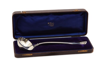 Lot 377 - A cased early Victorian sterling silver soup...