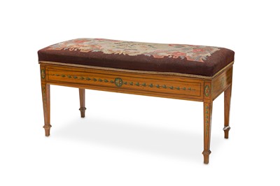 Lot 349 - An Edwardian Neoclassical Revival satinwood...