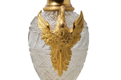 Lot 101 - A FINE PAIR OF RUSSIAN ORMOLU MOUNTED CUT...