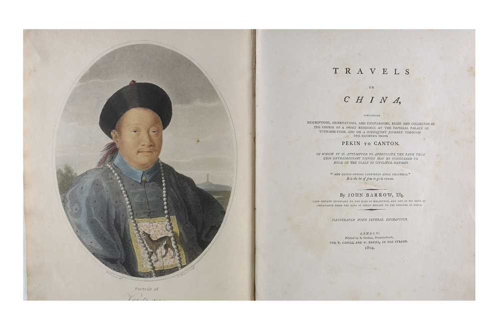 Lot 495 - Barrow (John) Travels in China, aquatint...