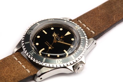 Lot 24 - ROLEX. A MENS EXTREMELY RARE STAINLESS STEEL...