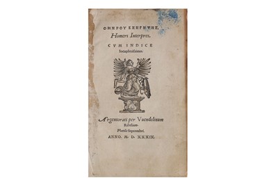 Lot 312 - Homer & Didymus (Chalcenterus) Omerou Exegetes...