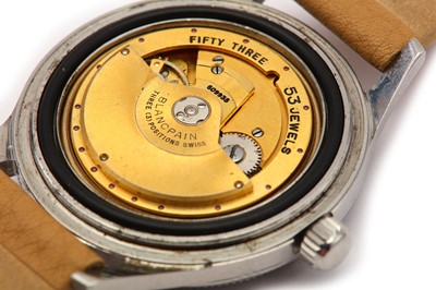 Lot 23 - BLANCPAIN FIFTY FATHOMS. A MENS EXTREMELY RARE...