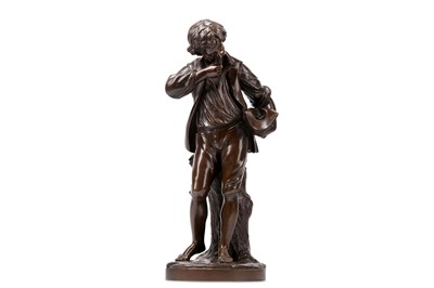 Lot 146 - A MID 19TH CENTURY FRENCH BRONZE FIGURE OF A...