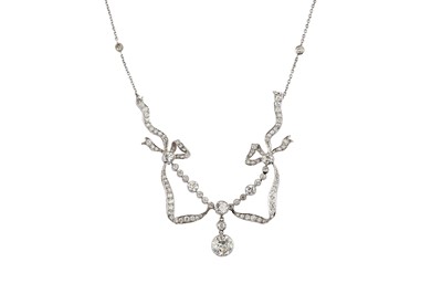 Lot 13 - A Belle Epoque diamond necklace, circa 1905...