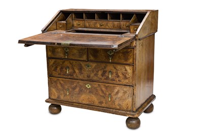 Lot 238 - An early 18th Century figured walnut and...