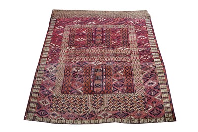 Lot 244 - An antique Engsi rug, Turkmenistan approx: 4ft....