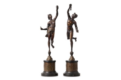 Lot 167 - AFTER GIAMBOLOGNA (ITALIAN, 1529-1608): A PAIR...