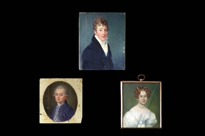 Lot 281 - ENGLISH SCHOOL (CIRCA 1820) Portrait miniature...