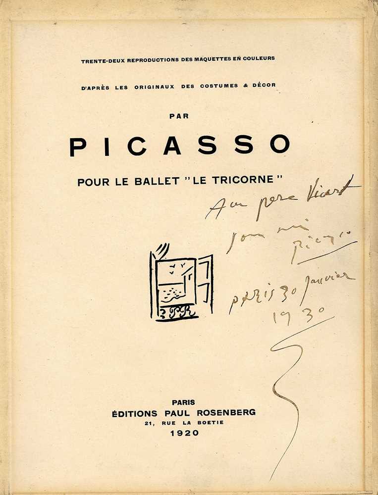 Lot 27 - Picasso (Pablo) Original cover of the...