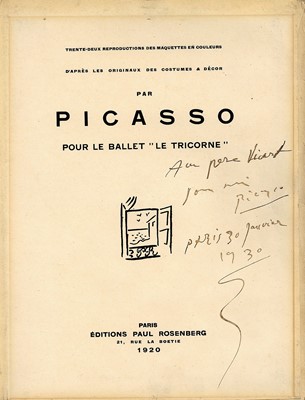 Lot 27 - Picasso (Pablo) Original cover of the...