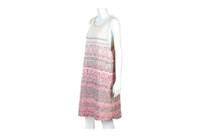 Lot 11 - Chanel Pink and White A-Line Dress,...