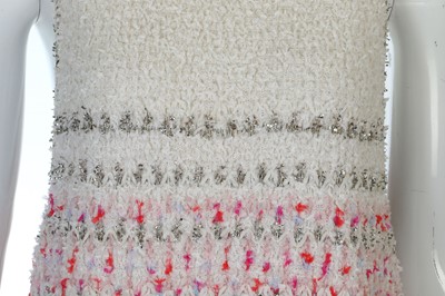 Lot 11 - Chanel Pink and White A-Line Dress,...