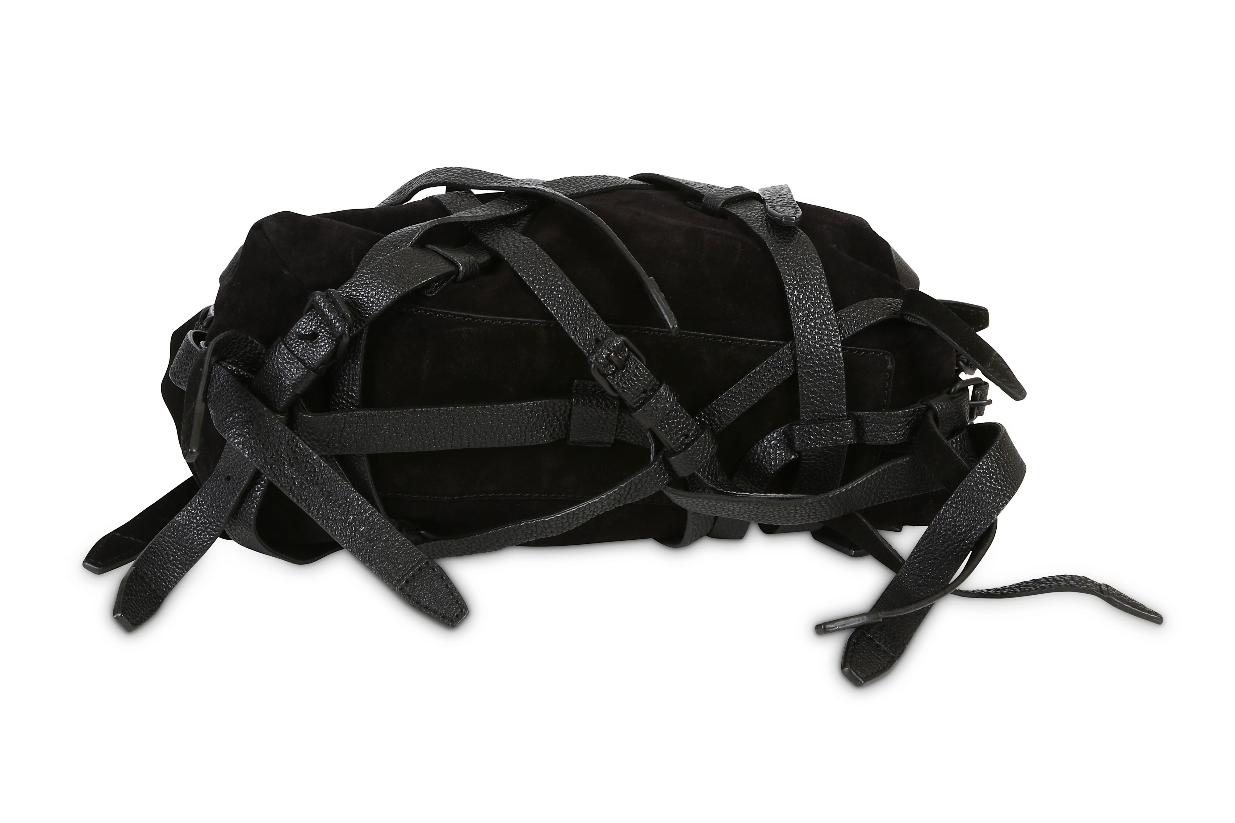 Lot 175 - Alexander Wang Black Kirsten Tote, suede
