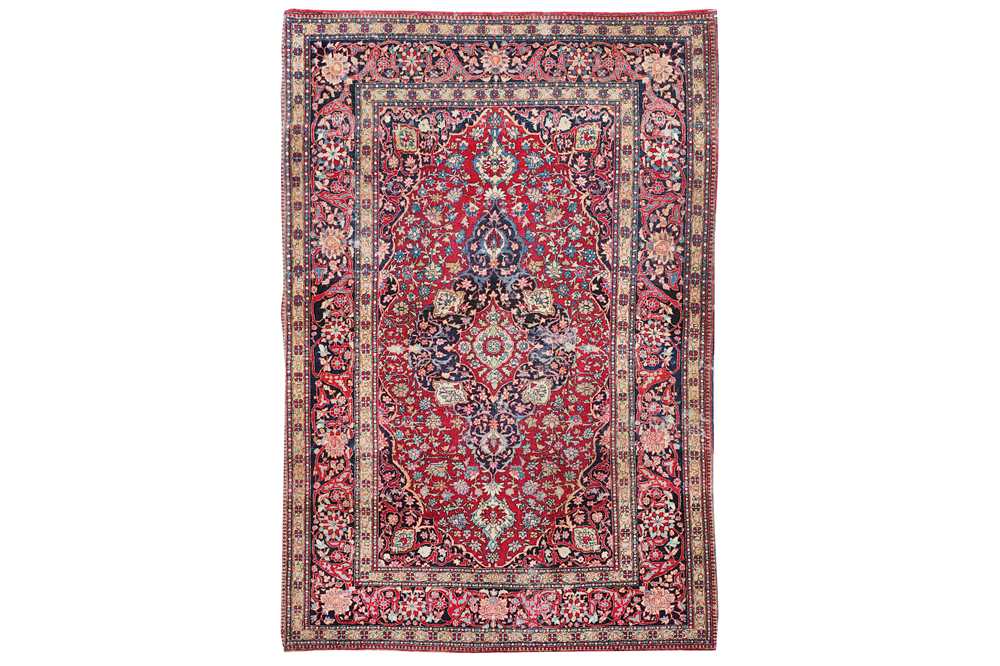 Lot 13 - A VERY FINE ISFAHAN RUG, CENTRL PERSIA  approx:...