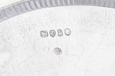 Lot 89 - A Victorian sterling silver twin-handled tray,...