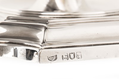 Lot 120 - A pair of Edwardian sterling silver...
