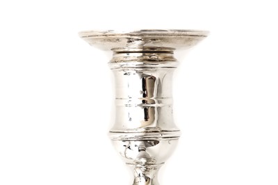 Lot 120 - A pair of Edwardian sterling silver...